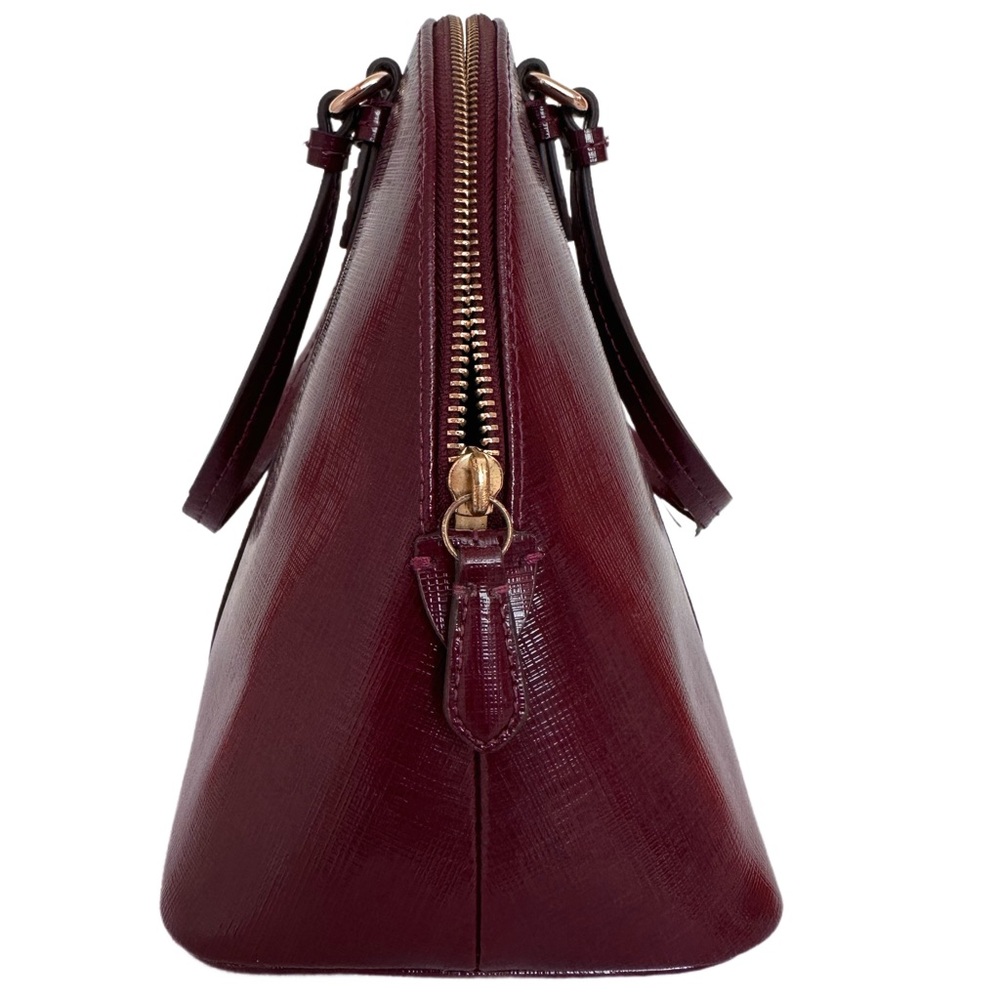 Coach Burgundy Shoulder Bag - Picture 9 of 13